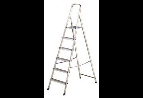 scala in alluminio a 6 gradini 
